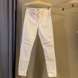 A Gold E Sophie white high-rise skinny jeans NWT